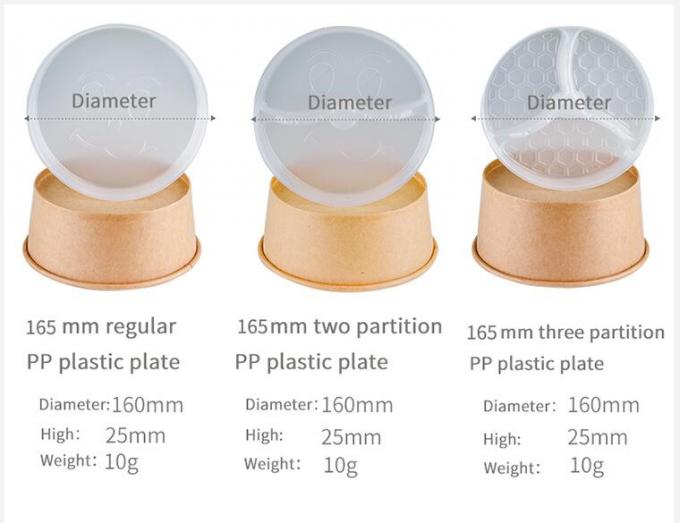 Withstand Heat Disposable Divided Plastic Plates For Hot Liquids 2 Sections
