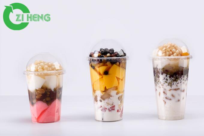 Lightweight White Plastic Drinking Cups , Water Plastic Cups Eco Friendly