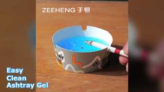 Disposable Paper Ashtray With Gel