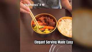 ZEEHENG BLACK GLOD PAPER BOWLS
