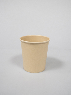 Smell Less Bamboo Pulp Biodegradable Soup Cups Custom Logo Printed 480ml
