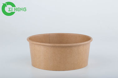 Biodegradable Kraft Paper Bowls 32oz Take Away Durable Food Container For Salad