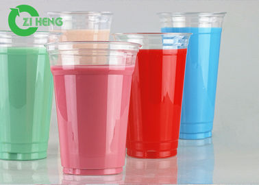 Recyclable Clear PET Plastic Cups 600ml Strong Easy To Hold For Restaurants