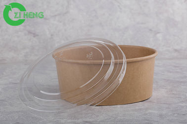 Microwavable Heavy Duty Paper Bowls , Oil Resistant Disposable Ice Cream Bowls