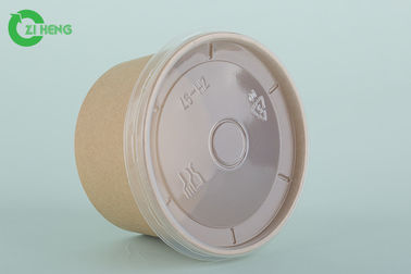 Leak / Grease Proof Kraft Paper Bowls Odourless For Hot / Cold Food Any Size