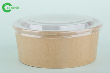 High Stiffness Disposable Paper Bowls With Lids  PP Material 25 Oz Recyclable