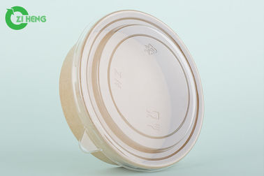 Waterproof 36oz Disposable Paper Bowls With Lids
