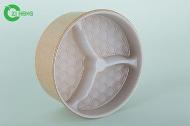 High Stiffness Disposable Party Plates , Plastic Divided Plates For Dessert