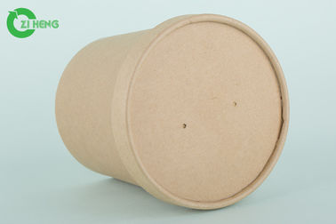 Easily recyclable beverage on the go kraft paper soup 230ml cups