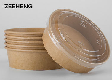 Disposable 36oz 1100ml Hot Paper Soup Bowls With Lids Food Container Customized Logo