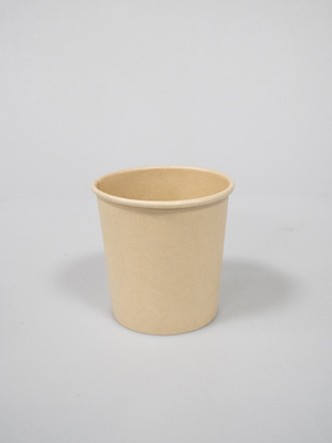 100% Biodegradable Soup Cups PLA Coated 12oz With Lids