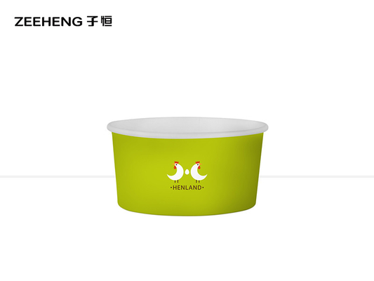 Customized Takeaway Paper Bowl Ice Cream Paper Bowl With Lids