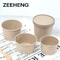 Paper Biodegradable Soup Cups 500ml For Restaurant