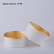 Disposable Gold Foil Paper Bowl Custom Printing Container Paper Salad Bowl With Lid