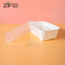 Biodegradable Rectangle Takeaway Bowl Kraft Paper Food Container