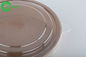 Disposable Kraft Paper Bowl 50oz Round Salad Container With Clear Plastic Lid