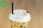 Dessert Cup Plastic Drink Lids Durable With Transparent Clear Plug PP Material