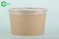 Household 16 Oz Disposable Paper Bowls With Lids Logo Printed For Rice / Water