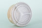 Reusable Sandwich Heavy Duty Plastic Plates For Wedding No Smell 3 Dividers