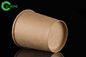 Retain heat and vent moisture food grade kraft paper eco friendly 350ml soup cup