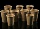 Single Wall Thick Insulated Paper Coffee Cups Biodegradable 8 Ounce Eco Friendly