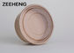 Oil Resistance Deep Paper Bowls Eco Friendly Round Kraft Paper Bowl With Clear Lid