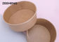 42oz 1300ml Round Sturdy Disposable Soup Bowls Kitchenware With Clear PET Lid