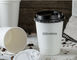 250ml Strong Paper Coffee Cups Double Wall Insulated Eco Friendly Leakproof