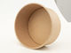 Waterproof food grade brown Customers' Requirement Kraft Paper Bowls