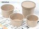 Eco Friendly Bamboo Pulp Salad Bowls and Soup Cups With Lids