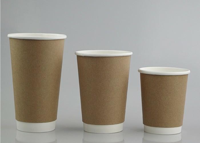 Recycle Double Wall Custom Printed Paper Coffee Cups Soak Proof ...
