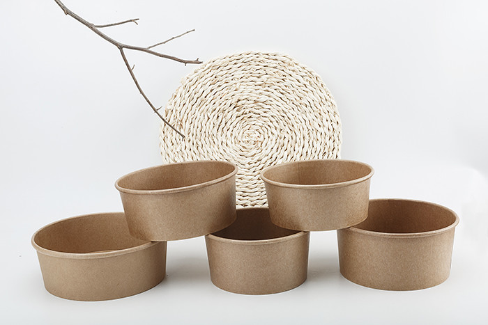 Pack Of 50 Disposable Paper Snack Bowls, Food Tray Serving Bowl Made Of Kraft Paper For Parties Waterproof Cardboard Bowls Brown Finger Food Bowls For Salad Sushi Chips 12 5 X 11 X 3 5 Cm P 20576957