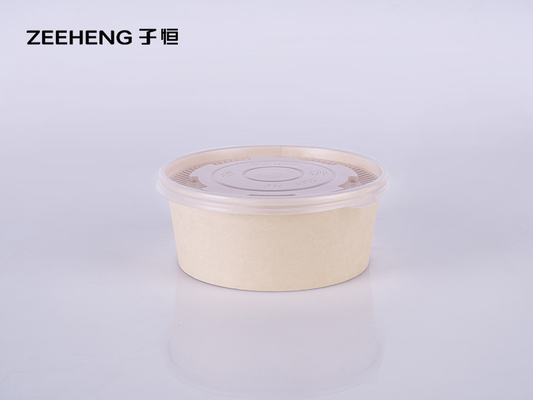 Zeeheng Bamboo Round Salad Bowls 1300ml 50pcs Per Sleeve