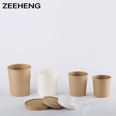 Togo Paper Bowls 12oz Disposable Kraft Paper Bowls For Hot & Cold Food