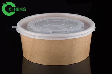 Rigid Home Kraft Paper Bowls 32 Oz Durable Biodegradable Disposable Bowls