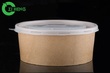 Sustainable Packaging Recycled Paper Bowls Single Wall 42 Oz Brown Color