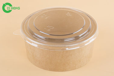 Hard Strong Paper Food Bowls Leak Proof For Hot Soup / Coffee FDA Certificate