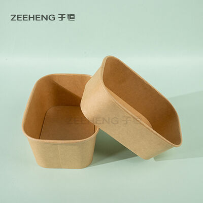 ZEEHENG Disposable Paper Bowls Specifically for Hotel Restaurant Takeway