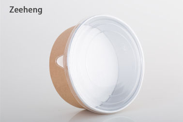 Disposable Thick Aluminium Containers Brown Paper Bowls For Cooking Baking Food