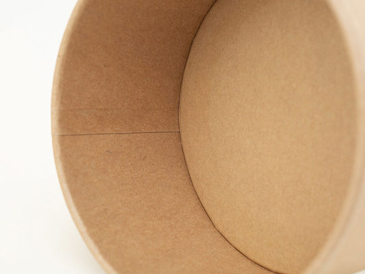 Food Gade 750ml Plastic Free Kraft Paper Salad Bowls With PET Lids