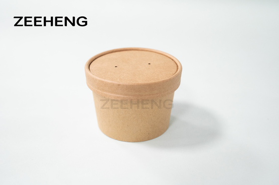 Food Grade Heavy Duty Paper Bowls Insulated Food Container 8oz