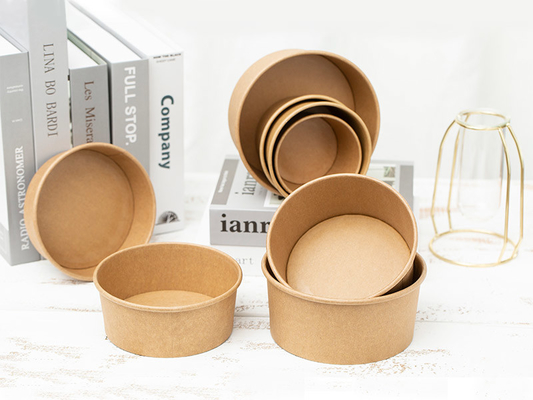 Disposable Soup Bowls Compostable Salad Bowls With Lids 36oz